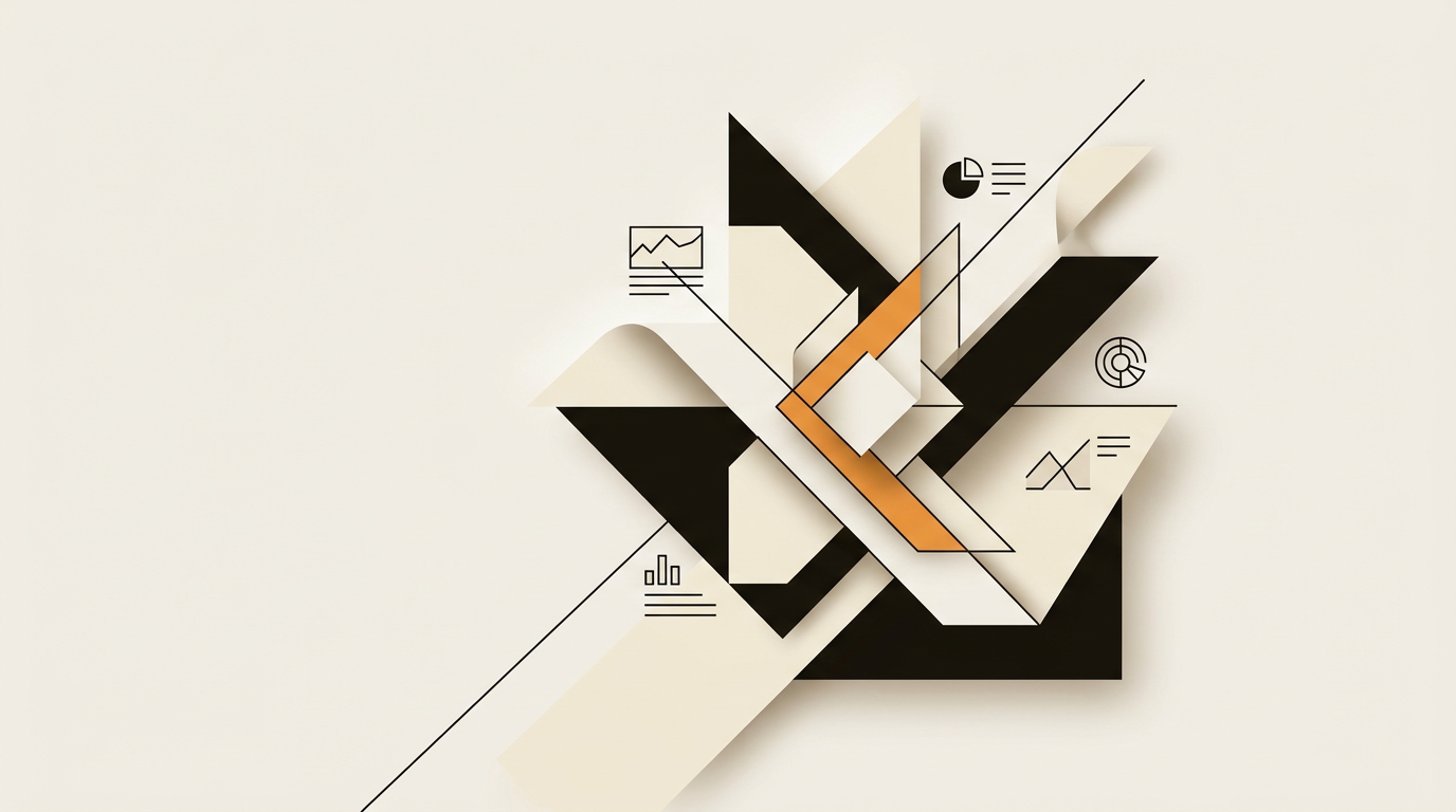 Editorial blog header on warm cream with orange brand accent: track, competitor, messaging, posit…